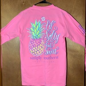 Simply Southern Pinapple Long Sleeve Tee